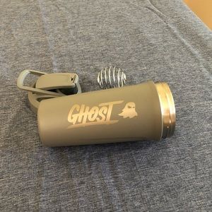 Ghost Lifestyle Grey Stainless Steel BlenderBottle NEW